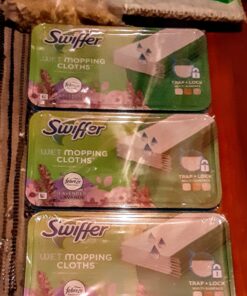 Swiffer Sweeper Wet Mopping Cloth Multi Surface Refills, Febreze Lavender Scent, 36 count 36 Count (Pack of 1) Wet Mop 34 91DtbqDtzbL