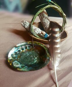 Hand Selected Abalone Shell, 6 Inches or Larger. Perfect for Holding Incense, Trinkets, and More 45 91DuPmMso3L