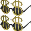 Gold Dollar Sign Sunglasses - Pack of 2 8 91DxD3LZbrL