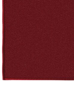 Machine Washable Modern Solid Design Non-Slip Rubberback 3x12 Traditional Runner Rug for Hallway, Kitchen, Bedroom, Living Room, 2'7" x 12', Red Solid Red Runner - 2'7" x 12' 34 91DyxK iAL