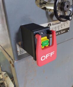 POWERTEC 71054 120V Magnetic Paddle Switch, 1/2 HP, fits Table Saw, Router Table, Drill Press, Bench Saw, Band Saw 1 Count (Pack of 1) 36 91E1upZnbtL