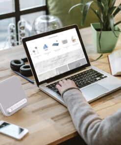 Pure Enrichment® WAVE™ Premium Sleep Therapy Sound Machine with USB Charger - Seamless Looping with 6 Soothing All-Natural Sounds, & Auto-Off Timer - Easily Portable for Travel (White) Patented Design White 32 91E6ul5WHFL