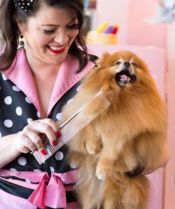 Andis 65730 Stainless-Steel Comb for Knots, Mats & Loose Hair Removal - Effective Dematting Tool, Comfortable, Lightweight, Portable & Safe for Dogs, Cats & Pets – Silver, 7-1/2-Inch 7 1/2" 18 91E7dYkYhGL