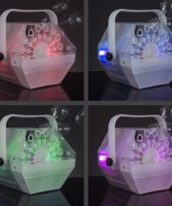 RockJam Lightshow Machine with Built-in LEDs, 1 Liter of Bubble Liquid, & (BB-AC-2) 13 91E8FH5yBFL