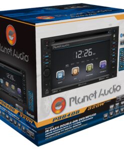 Planet Audio P9640B Car Audio Stereo System - 6.2 Inch Double Din, LCD Touchscreen, Bluetooth Audio and Hands-Free Calling, CD Player, DVD, USB, SD, AUX in, AM/FM Radio Receiver 40 91E91hn4qkL