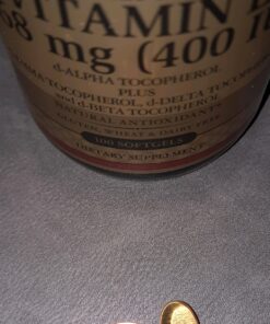 Solgar Vitamin E 268 MG (400 IU) (d-Alpha Tocopherol & Mixed Tocopherols), 100 Softgels - Supports Immune System & Skin Nutrition - Natural Antioxidant - Gluten Free, Dairy Free - 100 Servings 100 Count (Pack of 1) 44 91EDJrgZ L