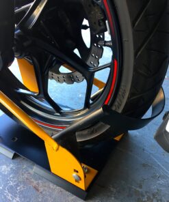 MaxxHaul 70075 Motorcycle Wheel Chock 38 91EF3 Q58nL