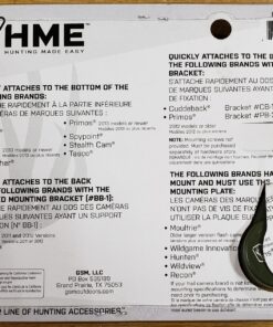 HME Economy Trail Camera Holder with 360-Degree Camera Head Compact Sturdy Design Easy Installation Versatile Compatibility 24 91EGWYB6sWL