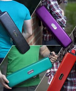 Quiver Time Black Quiver Card Carrying Case - Playing Card Case Holder for Trading Cards, MTG Card Storage Bag Deck Box Card Case (+Wrist & Shoulder Strap, Dividers + 100 Apollo Card Sleeves) 31 91ELvKqjGNL