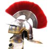 Roman Centurion Helmet w/ Red Plume Armor Gladiator New