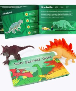 Boley 14 Pk Dinosaur Toys for Kids with Educational Pamphlet - 9" Long Dinosaur Toy Figures for Boys & Girls Ages 3+ 14 Pack + Dino Pamphlet 60 91ETdI5o4rL 1