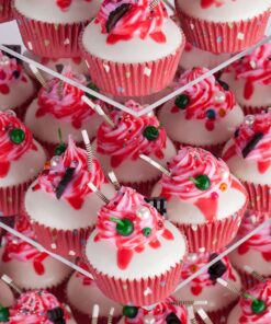 YestBuy 4 Tier Acrylic Cupcake Stand, Premium Cupcake Holder, Acrylic Cupcake Tower Display Cady Bar Party Décor – Display for Pastry(4.7" Between 2 Layers)… 4 Tier Square (4.7" between 2 layers) Clear 23 91EUxbpku7L