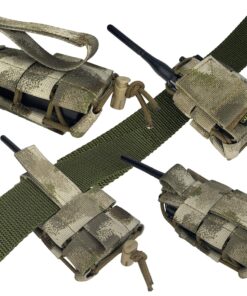 MOLLE Tactical Pouch Bag Radio Phone GPS Holster Holder BaoFeng Two-Way BF-F8HP UV-5R UV-82HP UV-5X3 UV-82C Garmin Retevis Motorola T460 T600 MR350R MH230R Midland Arcshell A-tacs AU 11 91EWJ1FrVGL