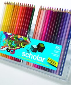Prismacolor Scholar Colored Pencils, 60 Pack (Color assortment may vary) 60 Count 29 91EYMcdiyOL