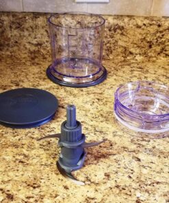 Ninja QB900B Master Prep Food Processor Blender with 48 oz Pitcher & 16 oz Chopping Bowl, Perfect for Frozen Blending & Chopping, 400 Watts, Dishwasher Safe, Countertop, Grey Gray 48 oz. 32 91EaeIDZOkL