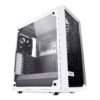 Fractal Design Meshify C - Compact Mid Tower Computer Case - Airflow/Cooling - 2X Fans Included - PSU Shroud - Modular Interior - Water-Cooling Ready - USB3.0 - Tempered Glass Side Panel - White TG 15 91Edlq2QdFL