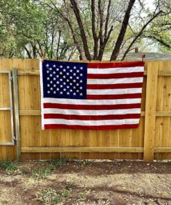 G128 American USA Flag | 4x6 Ft | StormFlyer Series Embroidered 220GSM Spun Polyester | Country Flag, Embroidered Stars, Sewn Stripes, Indoor/Outdoor, Brass Grommets, Heavy Duty, All Weather 26 91EguUlJaHL