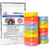 RiptGear Mosquito Bracelets - 15 Pack of Mosquito Bracelets for Kids and Adults, Insect Bracelet, Citronella Wristband - DEET Free Mosquito Wristbands, Camping Accessories 43 91EiNEXQgL