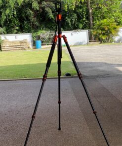 ZOMEI Heavy Duty Camera Tripod Travel Z818 Aluminium Alloy Monopod with 360 Panorama Ball Head Quick Release Plate(Orange) Orange 35 91EiSMCOIvL