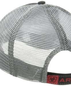 Ariat Men's Black Red Gray Mesh Hat One Size 10 91EkmZlBIpL
