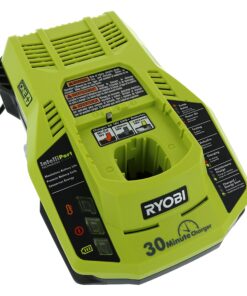 Ryobi P128 Upgrade Kit: Intelliport 18V Lithium Ion Battery Charger (P117) and Single 18V Lithium Ion Battery (P102) Compatible With One+ System 12 91EpXjkgLtL
