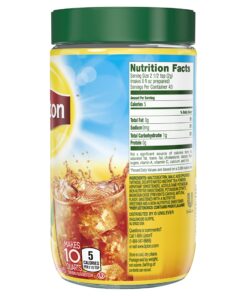 Lipton Black Iced Tea Mix, Diet Decaffeinated Lemon, 10 qt (pack of 6) 12 91EpZgt3dOL