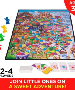 Hasbro Gaming Candy Land Kingdom of Sweet Adventures Board Game for Kids Ages 3 & Up (Amazon Exclusive), Red Multicolor 23 91Epa2nkxUL