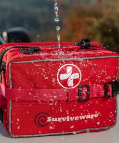 Surviveware Comprehensive Premium First Aid Kit Emergency Medical Kit for Trucks, Cars, Camping, Office and Sports and Outdoor Emergencies - Large 200 Piece Set Regular 34 91EwfESzXEL