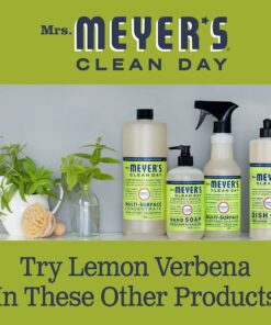 MRS. MEYER'S CLEAN DAY Liquid Dish Soap, Biodegradable Formula, Lemon Verbena, 16 fl. oz - Pack of 3 16.00 Fl Oz (Pack of 3) 26 91Ex7n5eB L