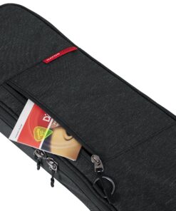 Gator Cases Transit Series Acoustic Guitar Gig Bag; Charcoal Black Exterior (GT-ACOUSTIC-BLK) 33 91Eyw6ylFbL