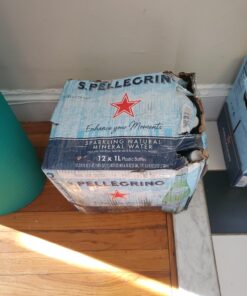 S.Pellegrino Sparkling Natural Mineral Water, 33.8 fl oz. Plastic Bottles (Pack of 12) Sparkling water 33.81 Fl Oz (Pack of 12) 31 91F0ba16dmL