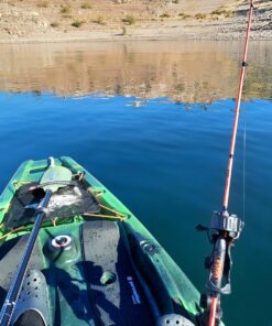 YakAttack Omega Fishing Rod Holder with Track Mounted LockNLoad Mounting System, Pro and Standard Edition - Multiple Colors | Kayak Fishing Accessories Black (Professional) 41 91F40CnEmLL