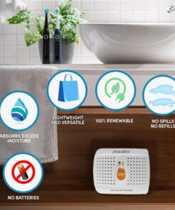 Eva-dry E-333 Mini Dehumidifier, Pack of 1, White Sand 28 91FAVdIiO2L
