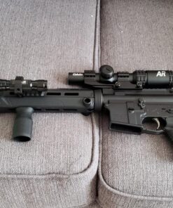 WINDFIRE Waterproof Green Light LED Coyote Hog Hunting Light Lamp Tactical Flashlight Torch with Pressure Switch and Rail Rifle Mount for Picatinny 35 91FB2aNhyCL