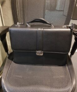 Samsonite Leather Flapover Briefcase One Size Black 21 91FCTikacsL