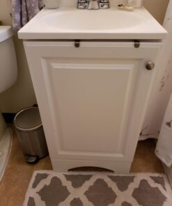 Spectrum Grid Over the Cabinet Wire Storage Basket Large (Satin Nickel Powder Coat) - Organizer for Bathroom, Kitchen, Under Sink, Pantry, Hair Tools, & More 37 91FPcmWghL 1