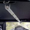 High Road Heavy Duty Car Clothes Hanger Bar with Steel Expandable Rods, Solid Metal Hanger Hooks and No-Slip Dividers for Cars, SUVs, Truck and Vans Taupe 22 91FQmrG0OL