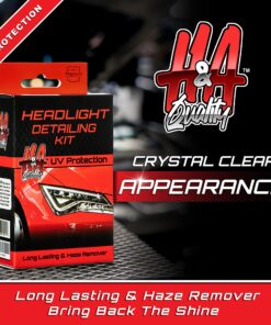 H&A QUALITY Headlight Restoration Kit, Car Headlight Cleaner and Car Detailing Kit Cleaning Wipes with UV Protectant Clear Top Coat, Headlights Polishing Wipe to Remove Haze and Shine Dull Headlights 44 91FTaA91q L