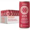 IZZE Sparkling Juice, Grapefruit, No Added Sugars, No Preservatives, Non-GMO, 8.4 Fl Oz Can (Pack of 24) 8.4 Fl Oz (Pack of 24)