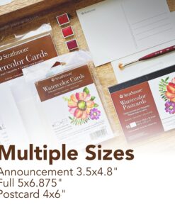 Strathmore Watercolor Postcard Pad, 4x6 inches, 15 Pack - Custom Greeting Cards for Weddings, Events, Birthdays 35 91FcvvyJ1IL