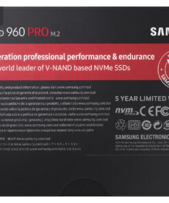 Samsung 960 PRO NVMe M.2 512GB SSD (MZ-V6P512BW) 512 GB 39 91Fl 2MyiNL