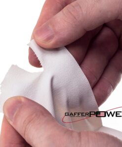 Gaffer Power Real Professional Premium Grade Gaffer Tape Made in The USA - White 2 Inch X 30 Yards - Heavy Duty Gaffer's Tape - Non-Reflective - Multipurpose - Better Than Duct Tape 2 Inches x 30 Yards 21 91Fm2rnccmL