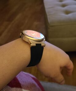 Michael Kors Dylan Men's Watch, Stainless Steel Chronograph Watch for Men with Steel or Silicone Band Black/Rose gold 35 91FtuyoCvqL