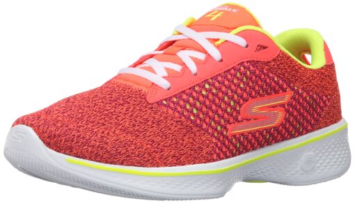 Skechers Performance Women's Go Walk 4 Exceed Walking Shoe 6 Pink/Lime