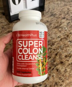 Health Plus Super Colon Cleanse: 10-Day Cleanse, 240 Capsules, 6 Cleanses 240 Count (Pack of 1) 26 91GDKKhPBHL