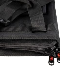 Meinl Percussion Drum Stick Bag with Extra Outside Pocket and Floor Tom Hooks – for Mallets, Brushes and Accessories, Black, Standard (MSB-1) Regular 31 91GIXYxi sL