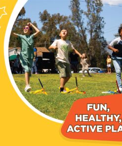 Stomp Rocket Jr Glow Rocket Refills, 3 Rockets - Replacement Glow in The Dark Rockets for Soft Foam Rocket Launcher for Kids - Fun Backyard & Outdoor Kids Toys Gifts for Boys & Girls Refill Jr. Glow 3 Pack 13 91GLGXlSMCL