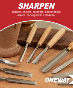 Oneway Wolverine Grinding Jig with Quad Setup Jig for Sharpening Workshop Tools • Woodturning Gouges • Chisels • Scrapers • Skews and Wood Carving Tools 14 91GNtzvpiaL