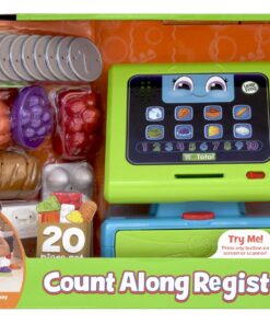 LeapFrog Count Along Cash Register, Green, 2 years to 4 years 8.8Wx7.5Hx5.5D cm without batteries 20 91GQ6cb6xwL