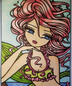 Sweet & Simple Whimsy Girls: Mermaids and More to Color 92 91GRYYDfRrL